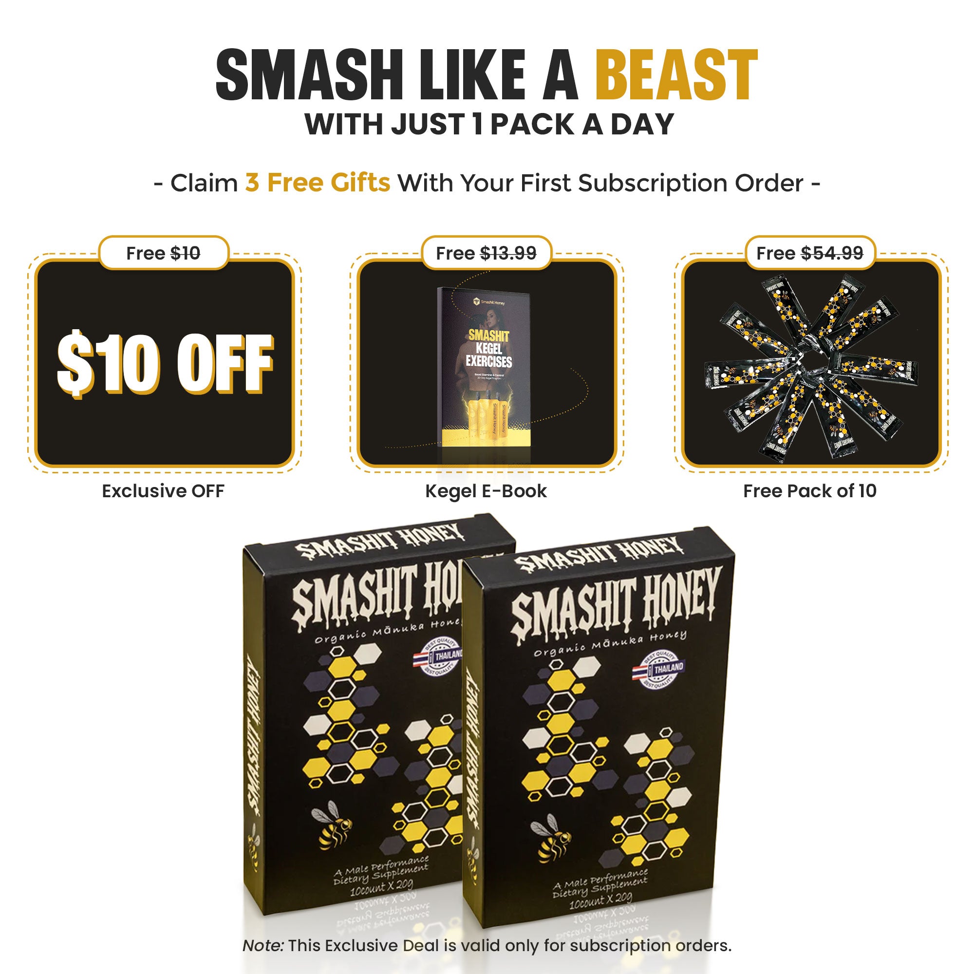 SmashIt Honey Pack of 20