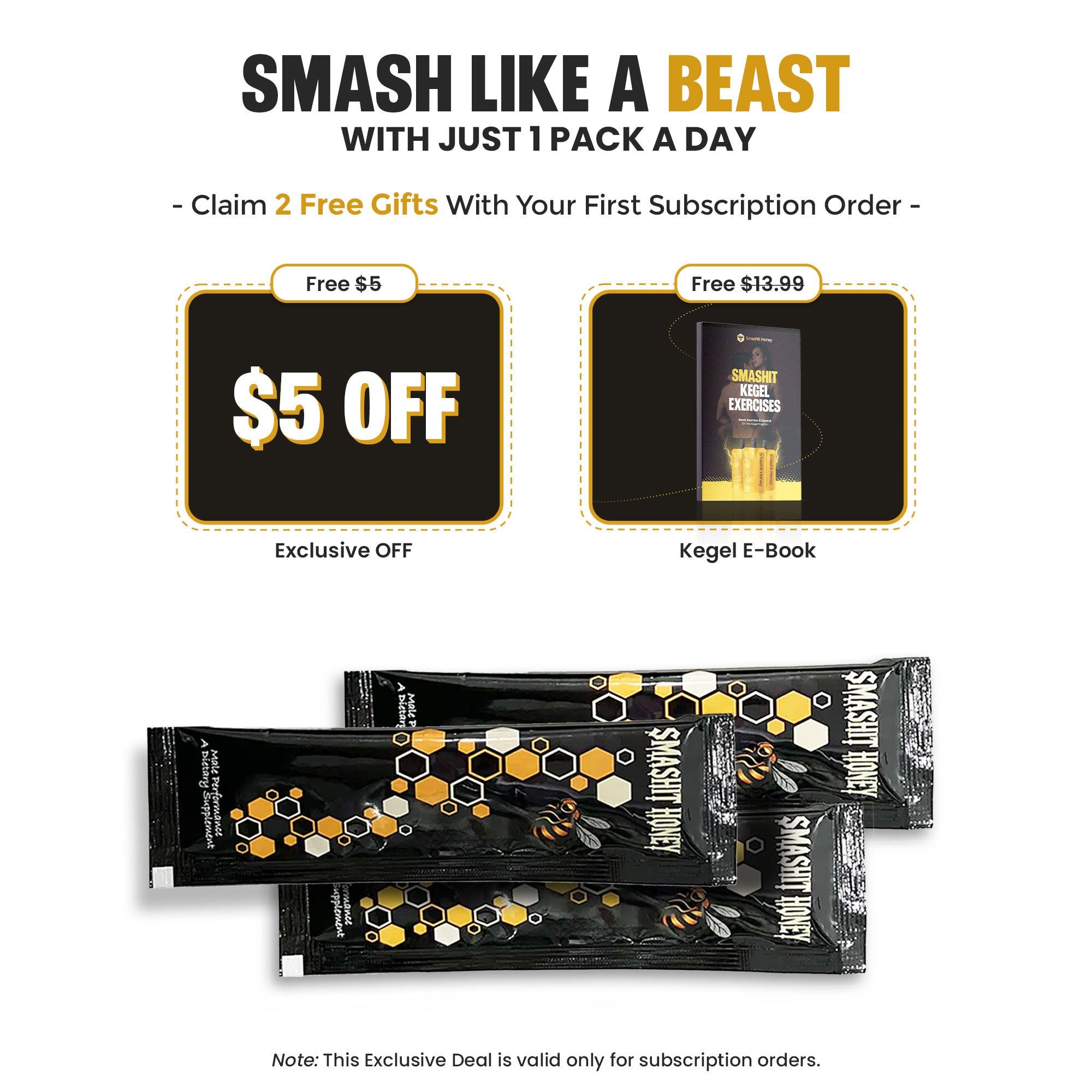 SmashIt Honey Pack of 3