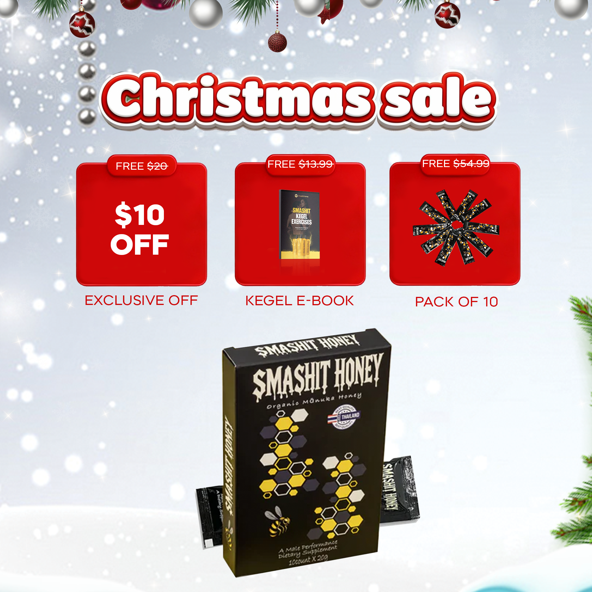 SmashIt Honey Pack of 10